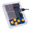 HanOaki DIY Retro Game Console Kit 51 Microcontroller Electronics Pixel Gaming Console Learn Programming Creative Coding Kit for Kids Teens Adults(A) view 1