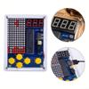HanOaki DIY Retro Game Console Kit 51 Microcontroller Electronics Pixel Gaming Console Learn Programming Creative Coding Kit for Kids Teens Adults(A) view 3