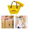 1/6 Scale Doll Handbag Miniature Tote Bag with Bow Tie for 12 Inch Dolls BJD Clothing Dress Up Scene Decoration- Yellow view 4
