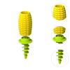 Cardboard Construction Tool Kit with Screwdriver Reusable Building Set Educational DIY Craft Tools for Kids Boys Girls- Corn Screwdriver view 2