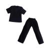 1/12 Scale Figure Top and Pant Miniature Doll Costume Casual Loose Figure Clothes Dress Up for 6 Inch Action Figures Accessories- with Shirt view 1