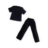 1/12 Scale Figure Top and Pant Miniature Doll Costume Casual Loose Figure Clothes Dress Up for 6 Inch Action Figures Accessories- with Shirt view 2