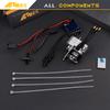 NMNRC Alloy Transmission 45A ESC & 2322 2600kv Brushless Motor Compatible with 1/12 MN82 MN99S MN168 MN78 Upgrades Part Sliver view 2
