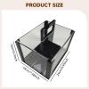 Chip Case Organizer 600pcs Capacity Transparent Acrylic Storage Box with Handle for Poker Chips Games Accessories 9.45x7.48x6.30inch- Leer view 2