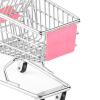 Mini Shopping Cart Basket for Kids, Metal Handcart Toy with Rolling Wheels, Supermarket Pretend Play Toy, Desk Organizer Storage Basket, 5.31x3.54x4.92 inches- view 4