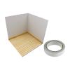 1/12 Scale Showcase Backdrop Diorama Organizer Storage Background Scene for Action Figures, Mini Diecast Cars, Dolls Display- Interior view 2