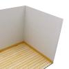 1/12 Scale Showcase Backdrop Diorama Organizer Storage Background Scene for Action Figures, Mini Diecast Cars, Dolls Display- Interior view 3