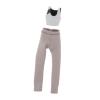 1/12 Scale Women Vest and Pants Doll Clothes Stylish Cosplay Miniature Clothing Costume for 6 inch Action Figure Accessory- White Vest view 4