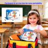 BHXGLWK 36PCS Mini Travel Magnetic Tiles Set with Iron Box, Portable STEM Building Blocks for Kids Ages 3-8, Educational Construction Toy, Learning Travel Gifts for Boys & Girls view 3