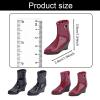 1/6 Scale Action Figure Shoes Women Miniature Model Doll Hollow Boots for 12 Inch Female Figures- Red view 4