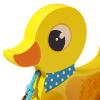Wooden Pull Along Toy with Bell for Toddlers 1-3 Years, Handmade Push and Pull Activity Toy with String for Indoor Outdoor Play- Duck view 2