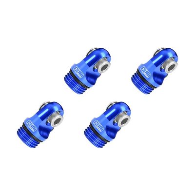 Aluminum 7075-T6 Alloy Shock Cap for Vanquish 1/10 H10 Optic Kit Rock Crawler Kit-VPS09027 Upgrades - Blue