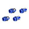 Aluminum 7075-T6 Alloy Shock Cap for Vanquish 1/10 H10 Optic Kit Rock Crawler Kit-VPS09027 Upgrades - Blue view 2