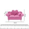 1/6 Scale Sofa Couch Jewelry Box Elegant Ornament Miniature Furniture for 12inch Dolls Action Figures Accessories- Rose view 3