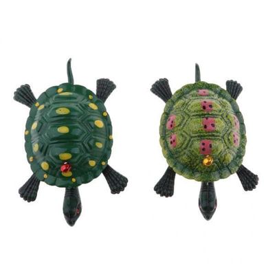 2X String Pull Animal Crawling Turtle Toy for Kids Interactive Crawling Motion Educational Preschool Learning Toys- 6 Pcs
