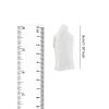 1/12 Scale Miniature Sleeveless Vest Pullover Top Slim Casual Doll Clothing for 6 Inch Figure BJD Doll Body Accessories- White view 2