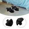 1/4 BJD Doll Shoes High Heel Sandals Round Toe Fashion with Bowknot Women Doll Accessories- Black view 2