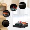 1:64 Scale Diecast Vehicle Model Display Case with Dustproof Cover and Figures for Tiny Sports Cars view 2