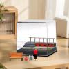 1:64 Scale Diecast Vehicle Model Display Case with Dustproof Cover and Figures for Tiny Sports Cars view 3