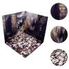 1:6 Scale Backdrop Scene Layout Display Case for Action Figures and Vehicle Models, 11.81x11.81 Inch Simulation Background- Ruins view 3