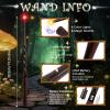 CharmRegion Light Up Wizard Wand with Sounds & 4 Lightings - 2-Pack Illuminating Magic Witch Toy Wands for Kids Cosplay Party Favors, Set C (Spiral & Vine) view 2