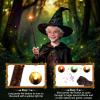 CharmRegion Light Up Wizard Wand with Sounds & 4 Lightings - 2-Pack Illuminating Magic Witch Toy Wands for Kids Cosplay Party Favors, Set C (Spiral & Vine) view 3