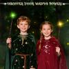 CharmRegion Light Up Wizard Wand with Sounds & 4 Lightings - 2-Pack Illuminating Magic Witch Toy Wands for Kids Cosplay Party Favors, Set C (Spiral & Vine) view 4