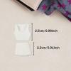 1/12 Scale Sports Vest Shorts Set Doll Clothes Miniature Tank Top and Shorts Outfit for Female Action Figures- White view 4