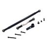 Colaxi RC Adjustable Steering Linkage Rod Easy Installation DIY Modified Servo Rod and Arm with Screw for MN86 Car Vehicle Accessory, Black view 1