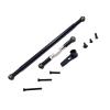 Colaxi RC Adjustable Steering Linkage Rod Easy Installation DIY Modified Servo Rod and Arm with Screw for MN86 Car Vehicle Accessory, Black view 2
