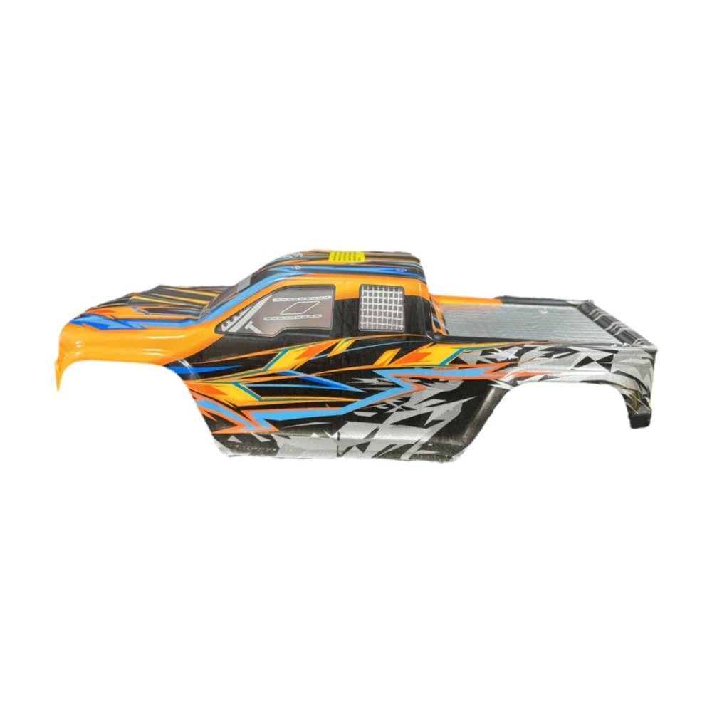 1/10 RC Car Body Shell Frame High Performance Lightweight Accessories Replacement for 2996A RC Car Toy- Orange