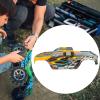 1/10 RC Car Body Shell Frame High Performance Lightweight Accessories Replacement for 2996A RC Car Toy- Orange view 4