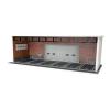 1/64 Scale Model Car Display Case Parking Scene Garage Diorama Photo Prop Collectible Miniature Scenery Organizer- Style a view 3
