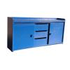 1:12 Scale Dollhouse Wood Cabinet Miniature Storage Cabinet Furniture Decor Scenes Accessories for Dolls House Bedroom Toy- Blue view 1