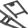 1/10 Scale RC Truck Tow Crane Arm Wrecker Kit Aluminum Alloy Winch Double Stent for RC Crawler Accessories- Black view 3