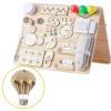 Busy Board DIY Accessories Material Practical Skill for Toddler Children Birthday Gift- Hot Air Balloon view 3