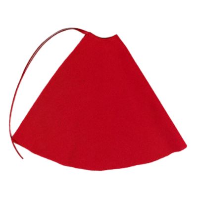 1:12 Scale Action Figure Cape Mini Long Robe Fashion Doll Clothes Cosplay Outfit for 6 Inch Figures- Red