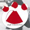 1:12 Scale Action Figure Cape Mini Long Robe Fashion Doll Clothes Cosplay Outfit for 6 Inch Figures- Red view 3