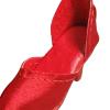 1:6 Scale Doll High Heeled Sandals with Ankle Tie Lace Up Design Realistic Fashion Footwear for Action Figures- Red view 3