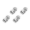 Aluminum 7075-T6 Alloy Shock Cap for Vanquish 1/10 H10 Optic Kit Rock Crawler Kit-VPS09027 Upgrades - Silver view 1