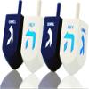 Extra Large Blue & White Wood Dreidels Let's Play Dreidel The Hanukkah Game, Instructions Included, 48-Pack XL Dreidels view 1