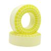 2Pcs Tire Inserts for 1/10 RC Crawler Trucks, Silicone Rubber Wheel Inserts for 146-149mm Tires, Crawler Truck Accessories for Outdoor Road- Yellow view 1