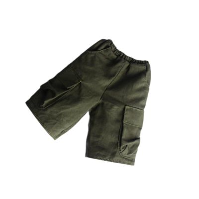 1:6 Scale Fashion Short Pants Handmade Action Figure Clothes Outfit for 12'' Male Doll Figures Accessory- Green