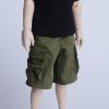 1:6 Scale Fashion Short Pants Handmade Action Figure Clothes Outfit for 12'' Male Doll Figures Accessory- Green view 3