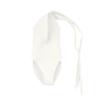1/12 Scale Action Figure Clothes Miniature Clothing Women Swimsuit Trendy Mini Doll Costume Dress Up for 6 Inch Female Figures- White view 1