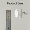 1/12 Scale Action Figure Clothes Miniature Clothing Women Swimsuit Trendy Mini Doll Costume Dress Up for 6 Inch Female Figures- White view 2