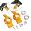 1 Pair Rear Wheel Seats RC Car Replacements Spare Parts with 4 Bearings for A949 A959 A969 A979 K929 184011 184008 1:18 Scale Models- Gold view 2