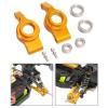 1 Pair Rear Wheel Seats RC Car Replacements Spare Parts with 4 Bearings for A949 A959 A969 A979 K929 184011 184008 1:18 Scale Models- Gold view 3