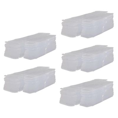 50 Pieces Acrylic Model Car Display Cases Clear PVC Boxes for 1/64 Scale Toy Cars Storage and Exhibition Home Organizer Size M- Small