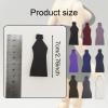 1:12 Women Dress Mini Doll Elastic Dress Costume Miniature Cosplay Female Doll Outfit Clothing for 6 Inch Action Figure Body- Green view 3